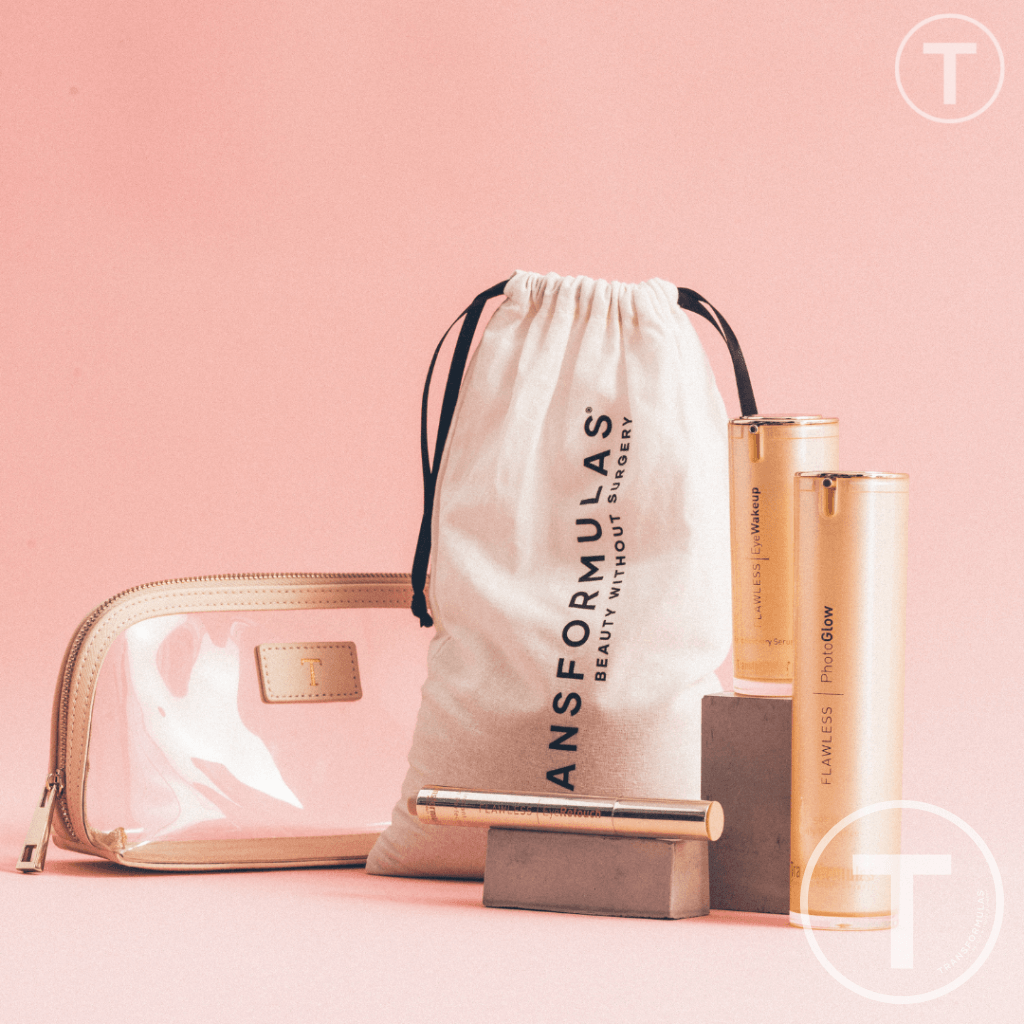 Clear Cosmetic Case - Nude