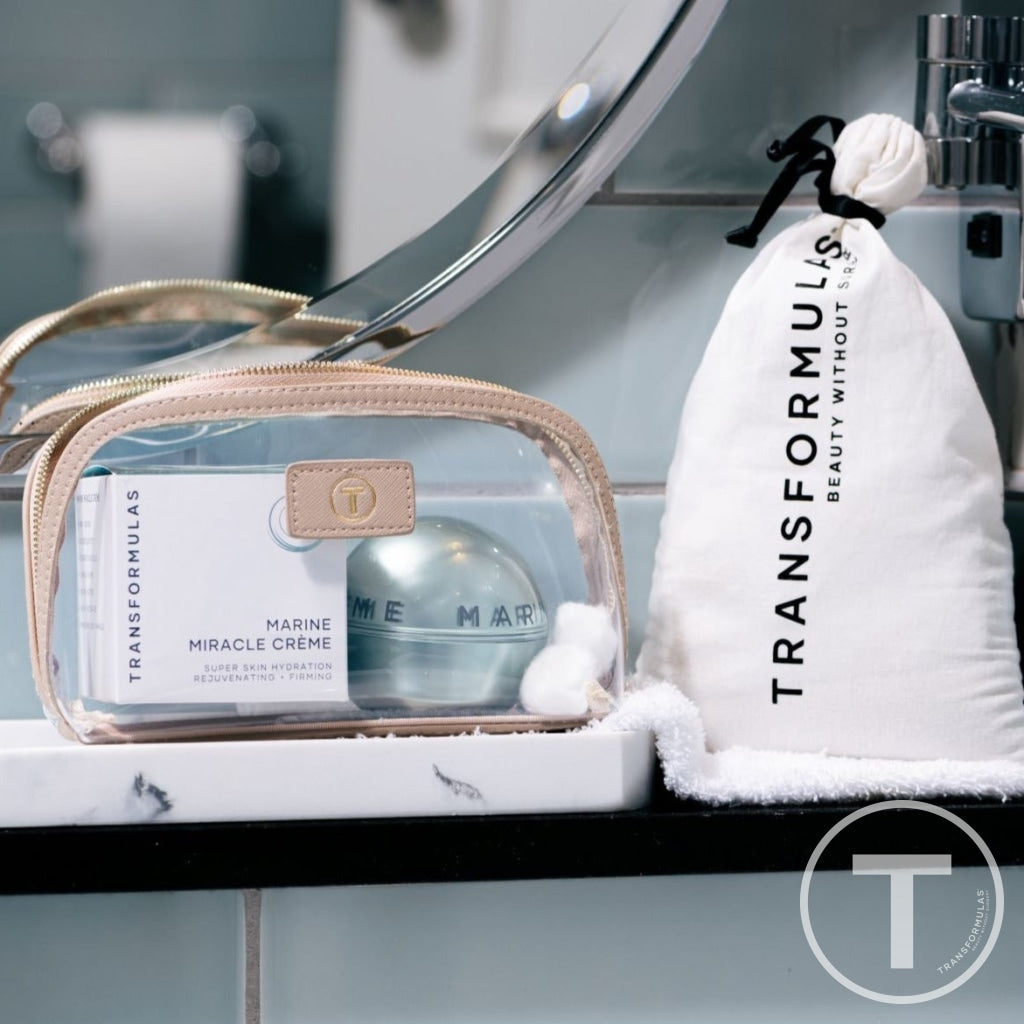 Clear Cosmetic Case - Nude