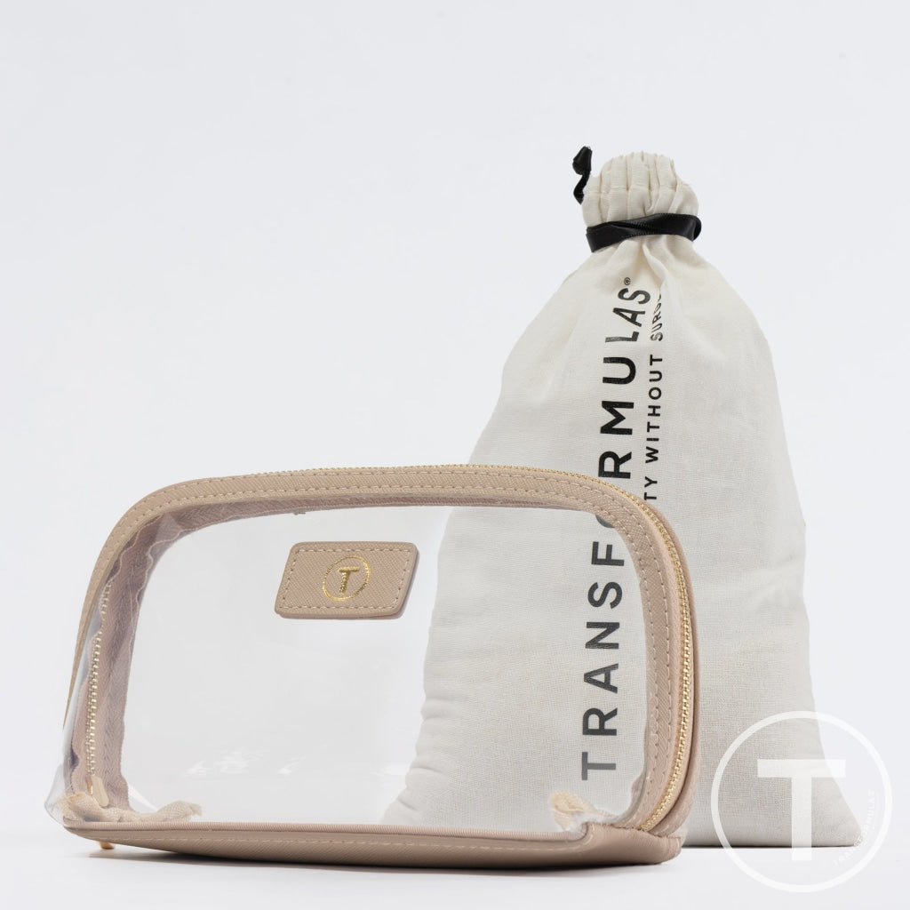 Clear Cosmetic Case - Nude